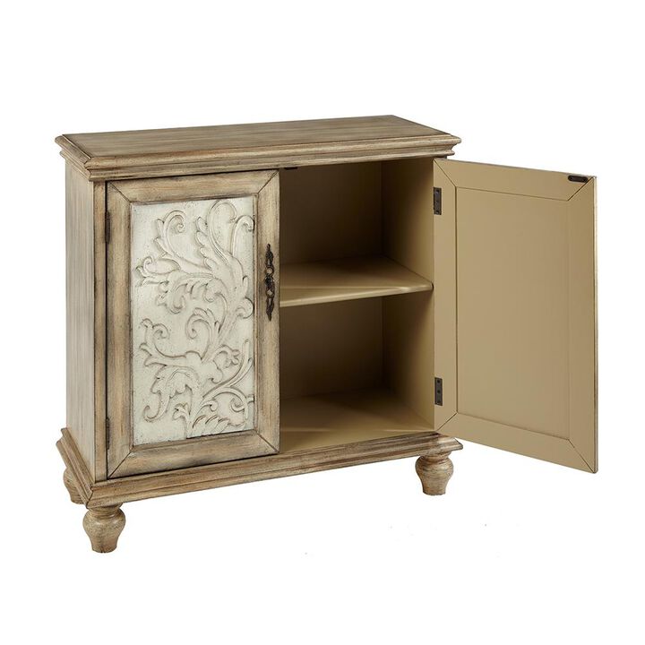 Belen Kox 2-Door Cabinet with Floral Design, Belen Kox