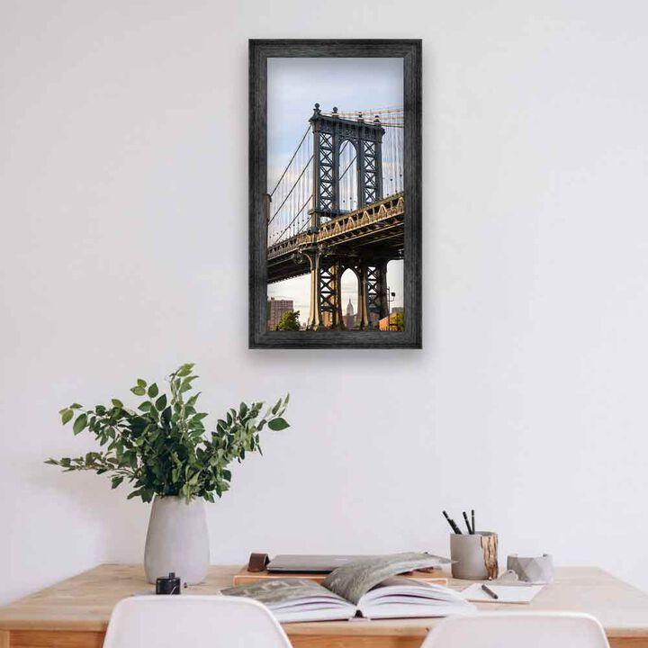 Barnwood Black Panoramic Picture Frame