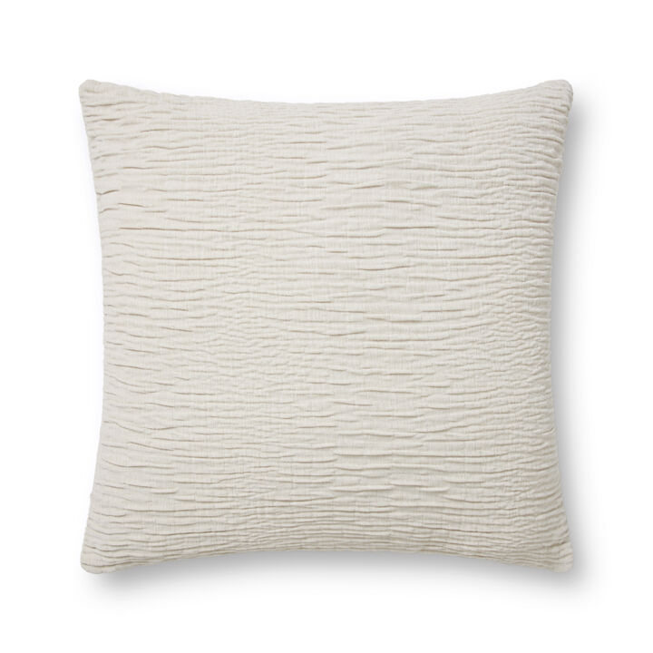 Silver 22''x22'' Poly Pillow