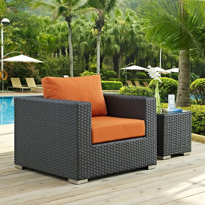 Modway Sojourn Outdoor Patio Sunbrella Armchair
