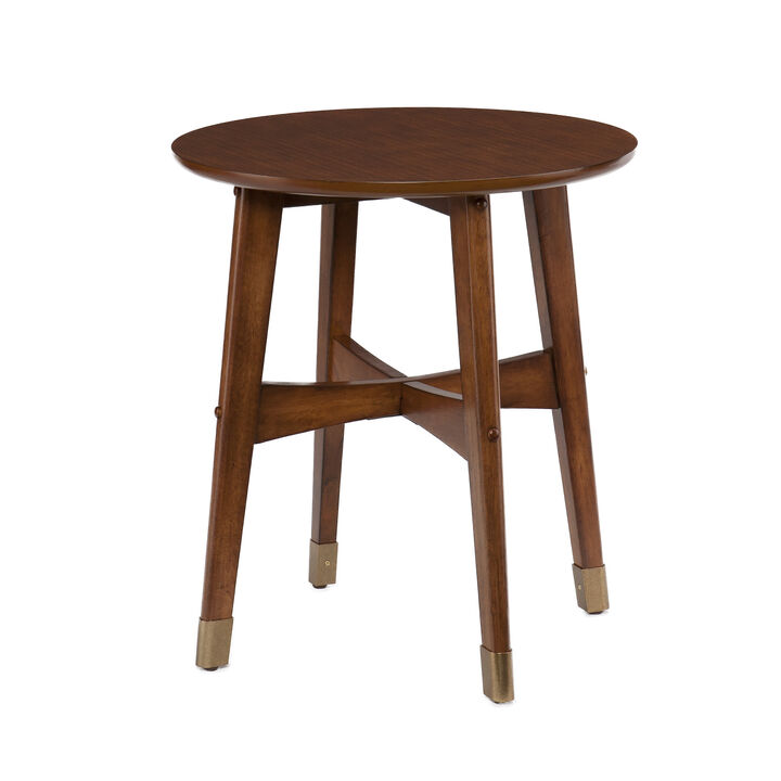 Rhoda Round Midcentury Modern End Table
