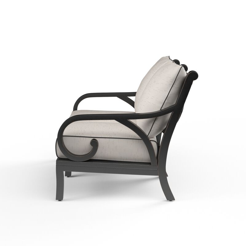 Monterey Loveseat in Frequency Sand w/ Contrast Canvas Java Welt
