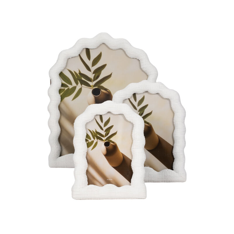5"x7"  Wht Resin Photo Frame