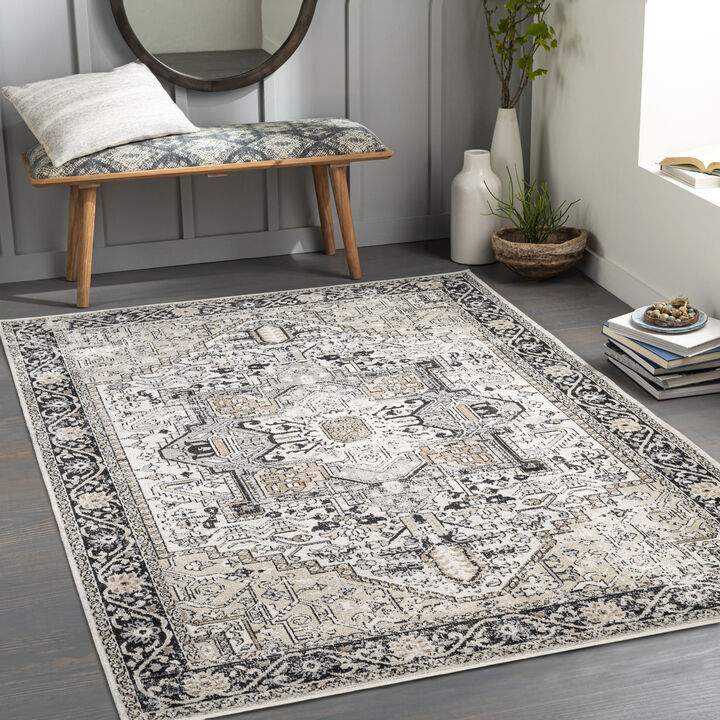 Lavadora LVR-2322 5'3' x 7' Gray Rug