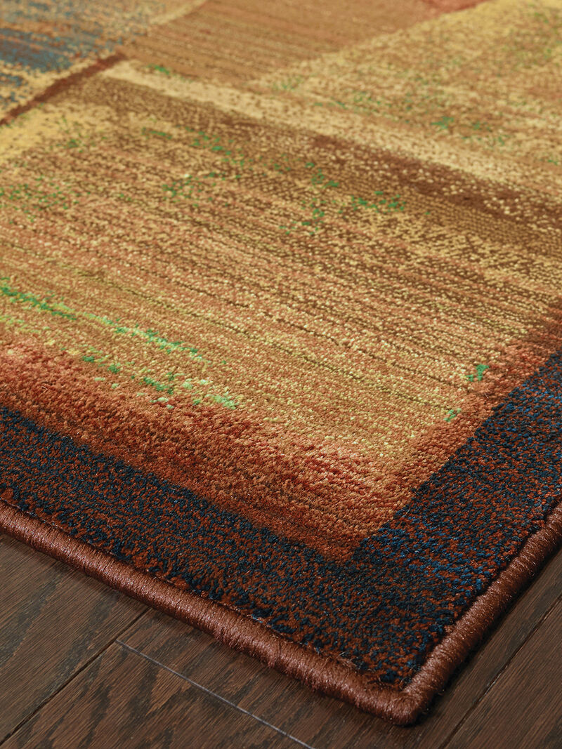 Kharma II 4' x 5'9" Red Rug