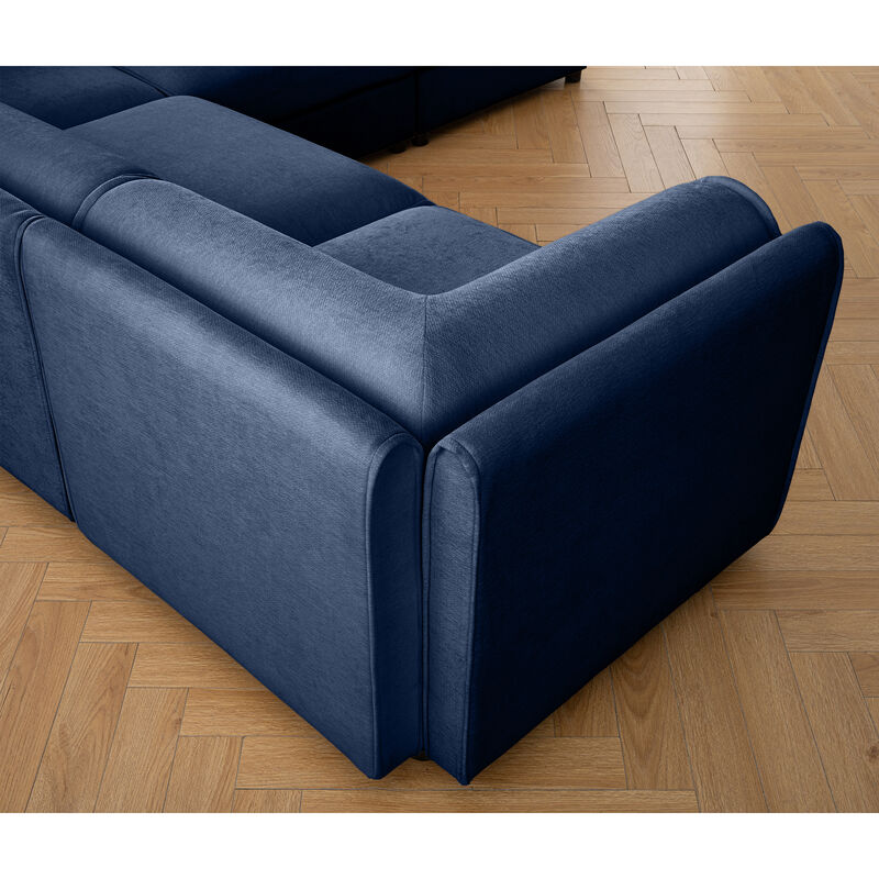 Merax Chenille 2-Seater Sofa with Storage Seat