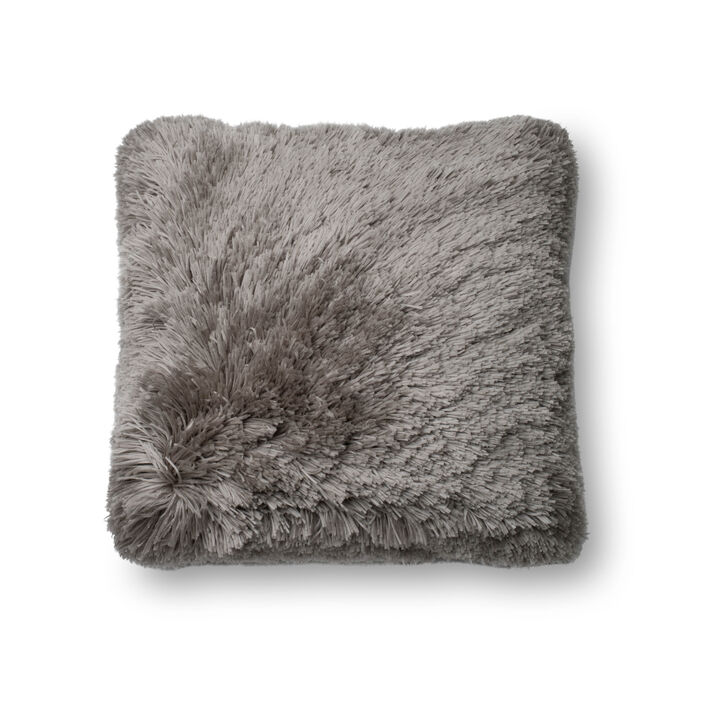 P0191 Grey 22"x22" Poly Pillow