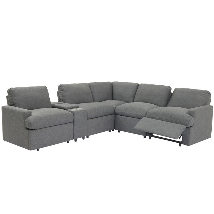 Merax Power Recliner Sofa Couch with Storage