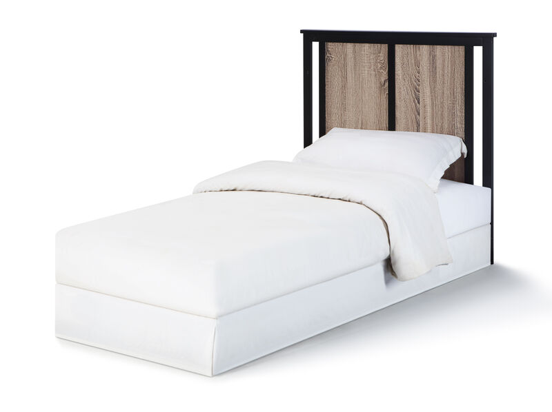 Suite Bebe Connelly Mini Crib Black/Vintage Walnut With Mattress Pad