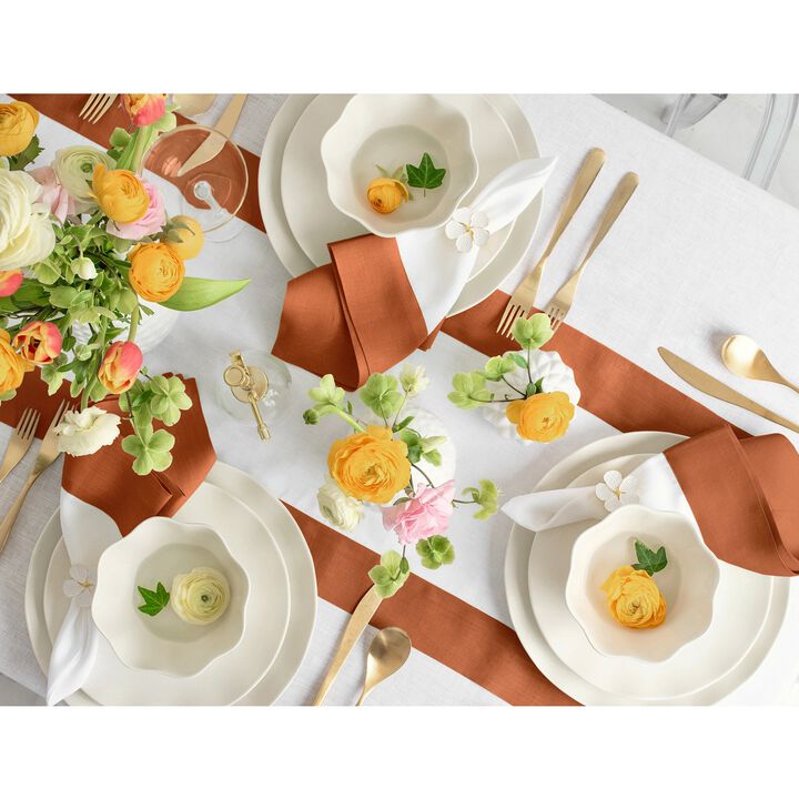 Solino Home 100% Pure Linen Table Runner | Contempo