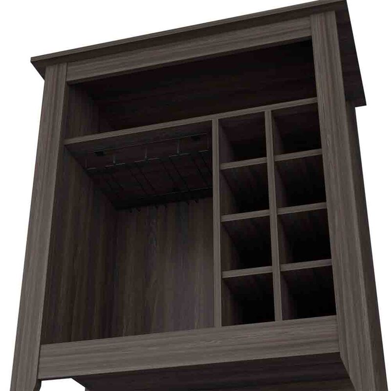 Bar Cabinet Castle, Living Room, Espresso