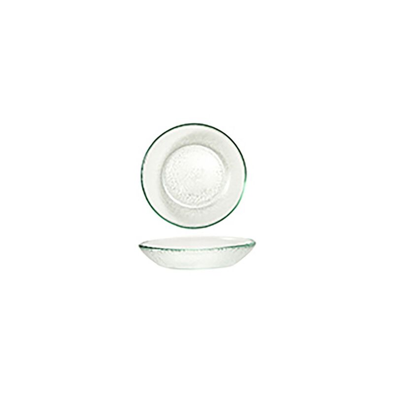 Glass Dinnerware dia.5.5" h:1.25" 8 oz. Round Clear Glass Bowl (Set of 4)