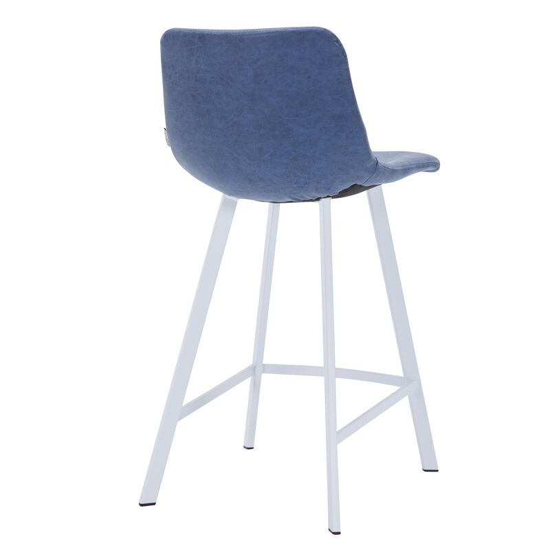 Elland - Counter stool -Light Brown-White base