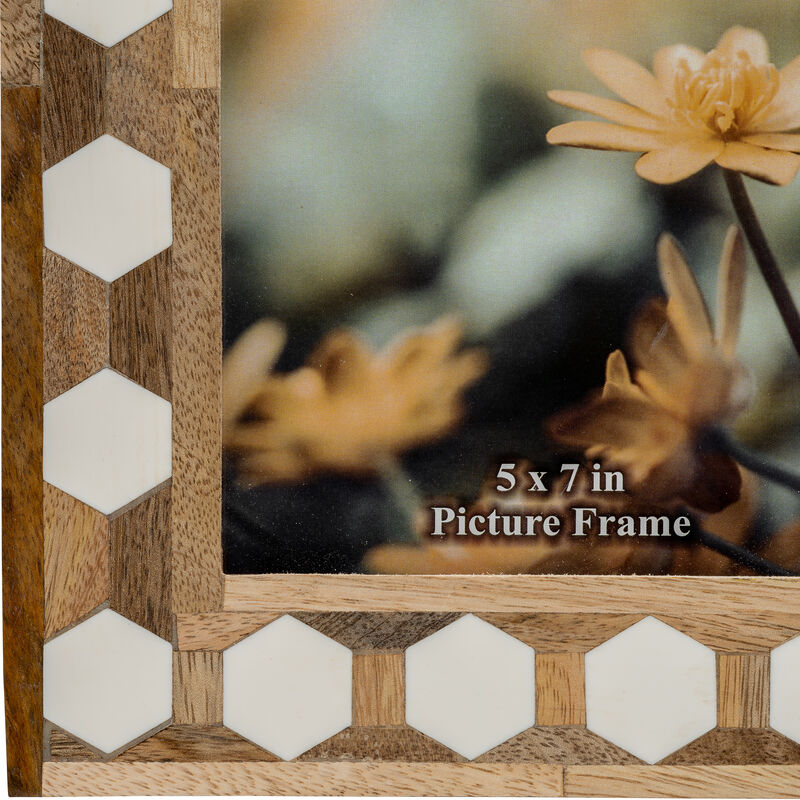 5"x7"  Hexagon Photo Frame