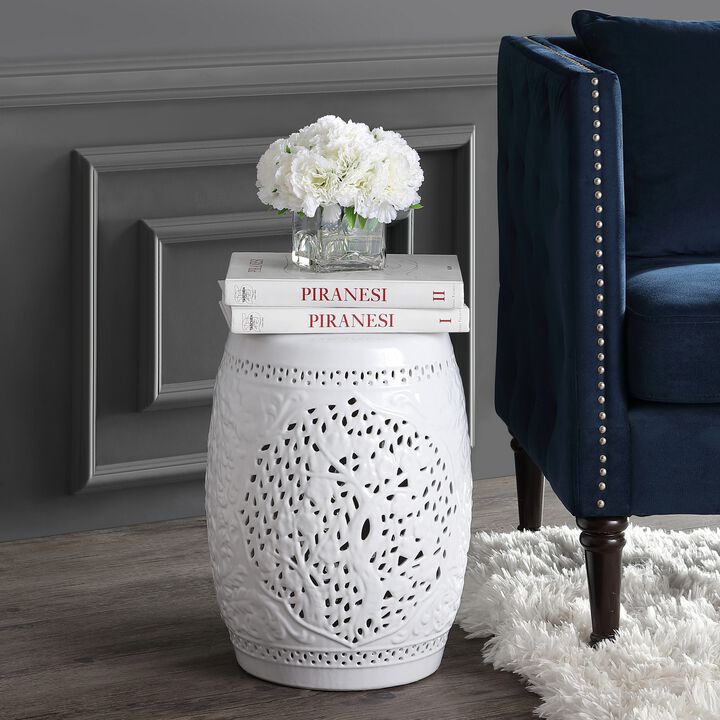 Tree of Life Ceramic Garden Stool