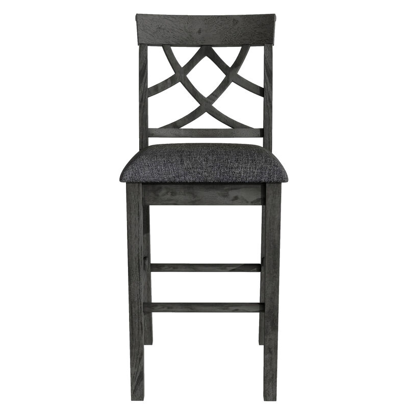 Merax 5-piece Solid Wood Dining Table Set