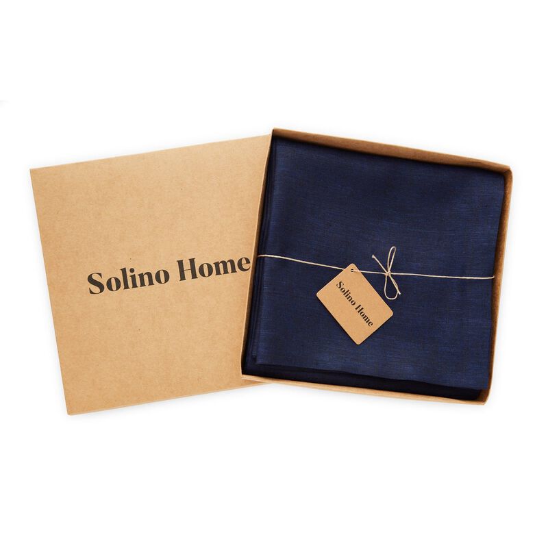 Solino Home 100% Pure Linen Curtain | Linen for Thanksgiving, Christmas