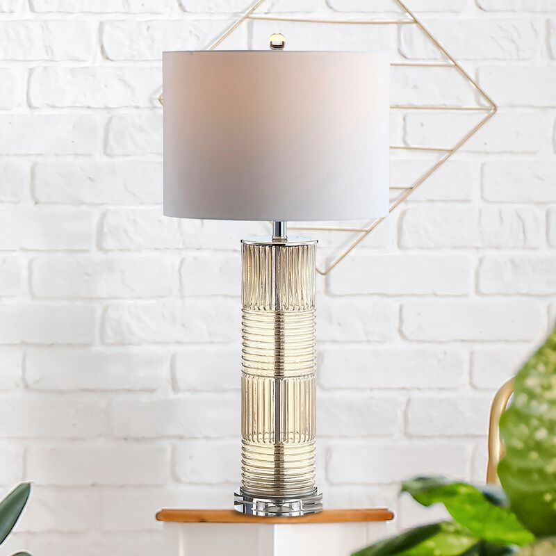 Genevieve Glass/Crystal LED Table Lamp