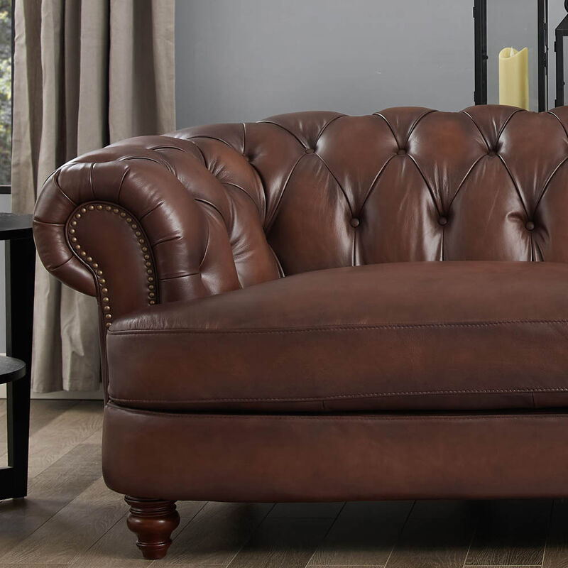 Newport Top Grain Leather Sofa