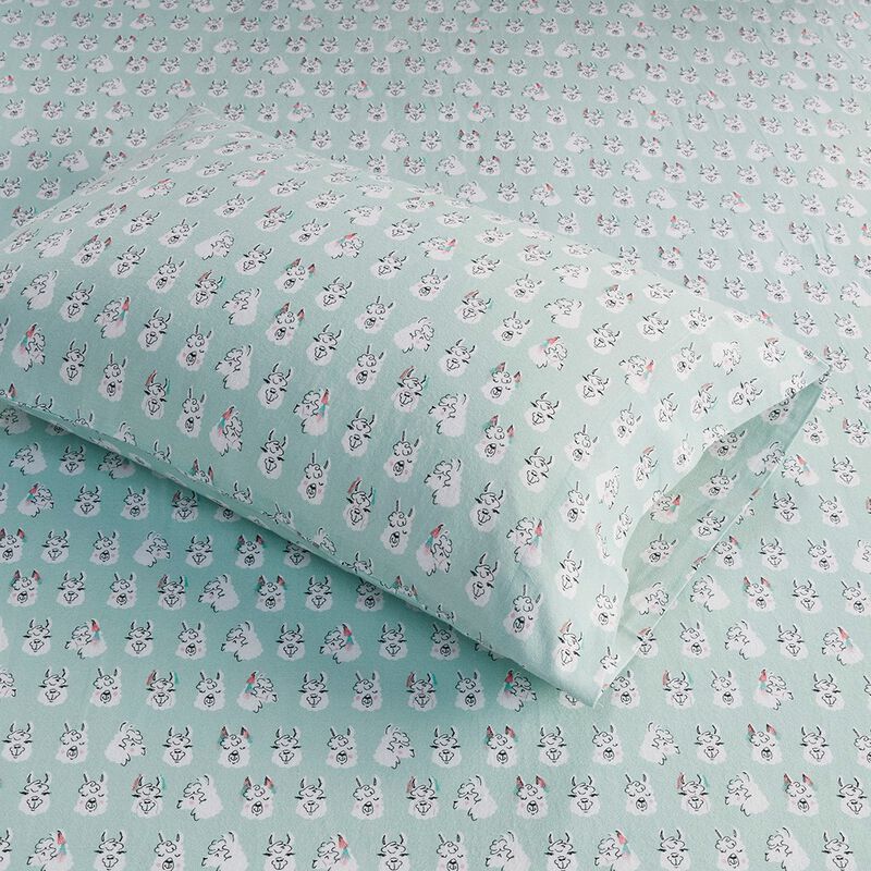 Gracie Mills Atticus Cotton Flannel Printed Sheet Set