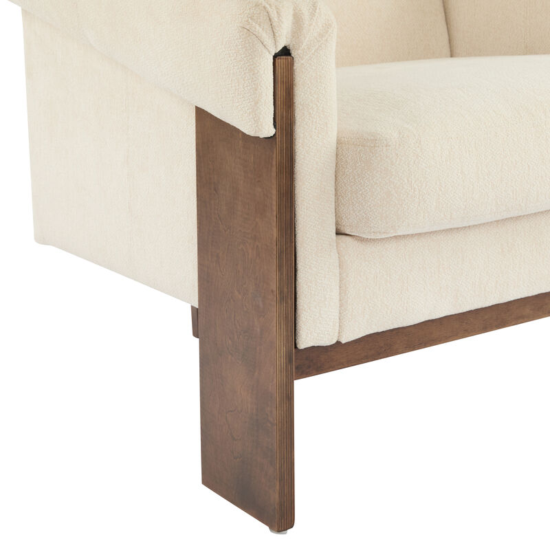 Merax Mid-Century Modern Fabric Home Accent Chair