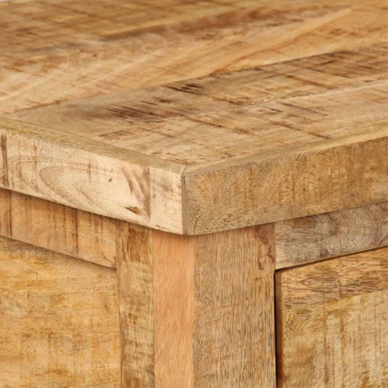vidaXL Coffee Table 35.4"x17.7"x13.8" Solid Mango Wood