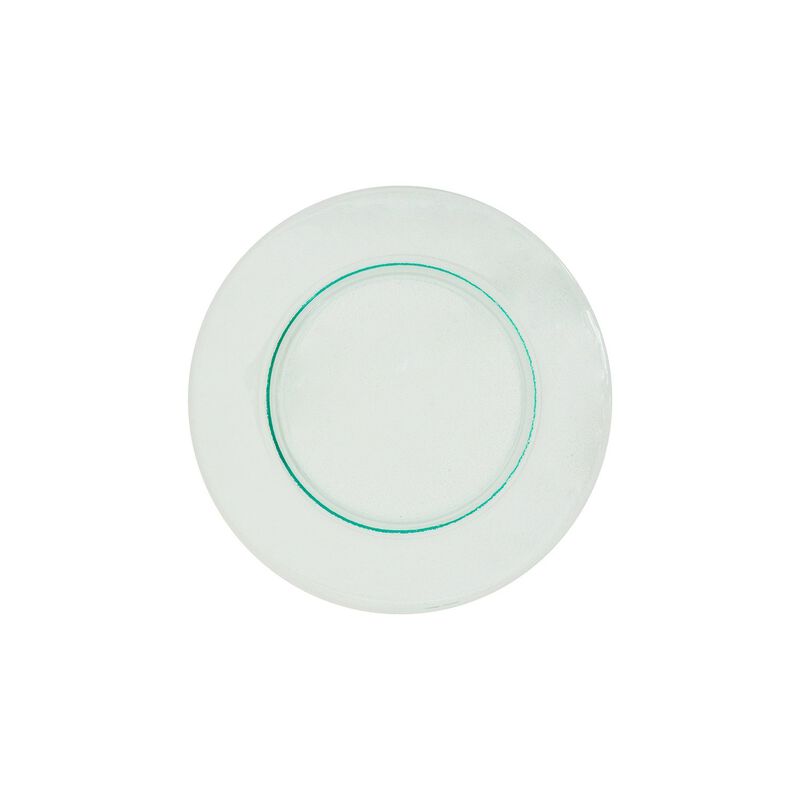 Glass Dinnerware dia.11.75" h:0.75" Round Clear Glass Platter