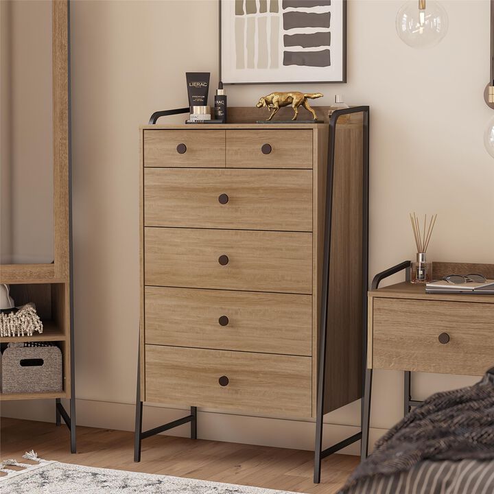 Bushwick Tall 5 Drawer Dresser