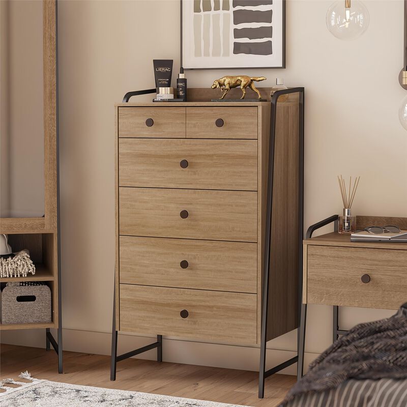 Bushwick Tall 5 Drawer Dresser