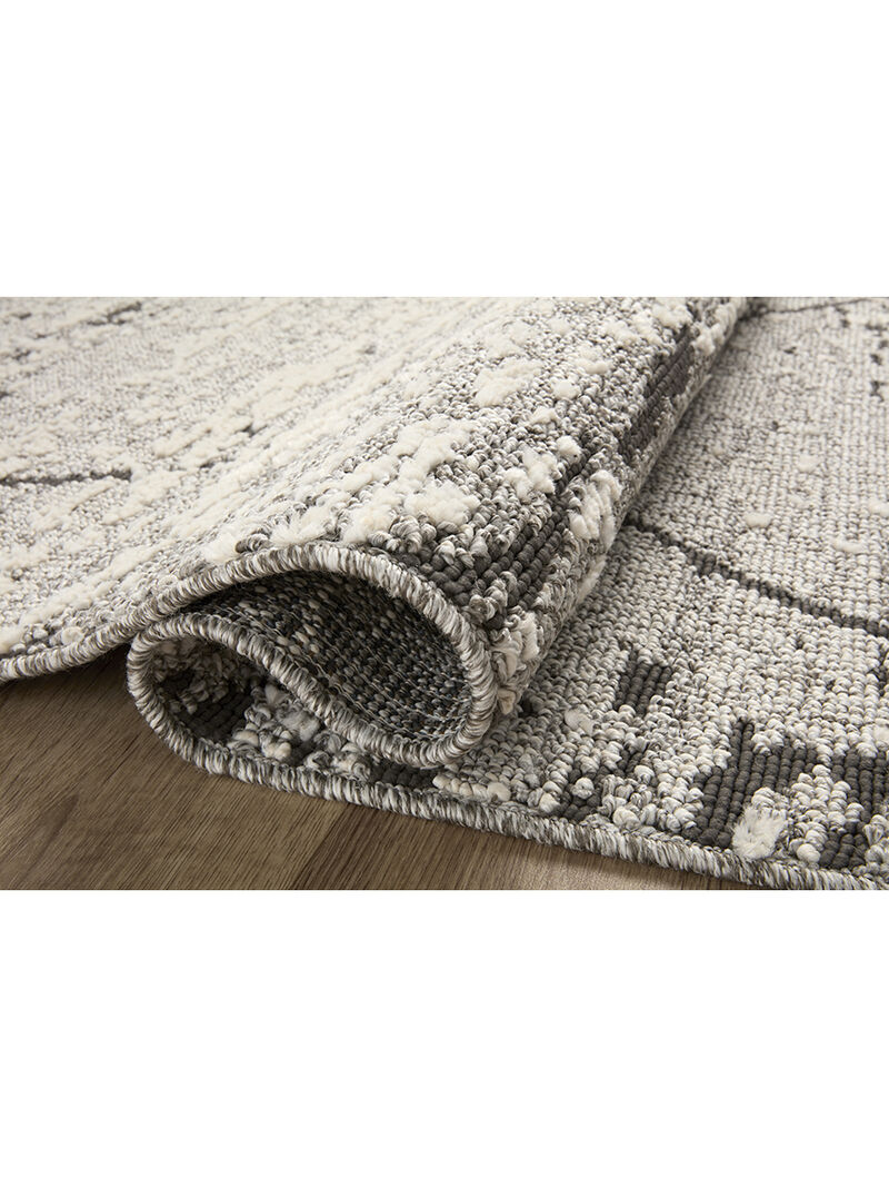 Fabian FAB04 Grey/Charcoal 4' x 6' Rug