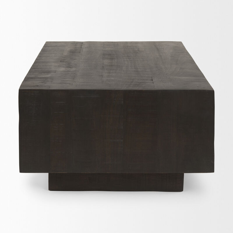 Hayden Dark Brown Rectangular Coffee Table