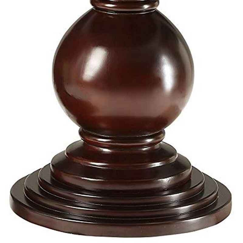 Alyx Accent Table, Espresso-Benzara