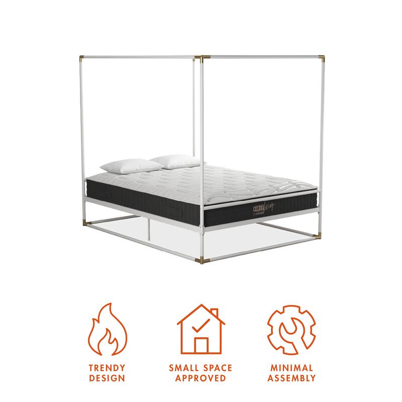 Celeste Canopy Metal Bed