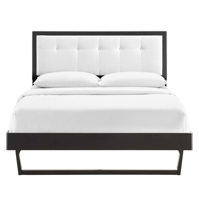 Modway - Willow Full Wood Platform Bed with Angular Frame