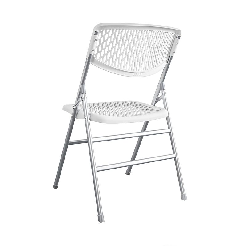 COSCO Ultra Comfort Commercial XL Plastic Folding Chairs 4-Pack