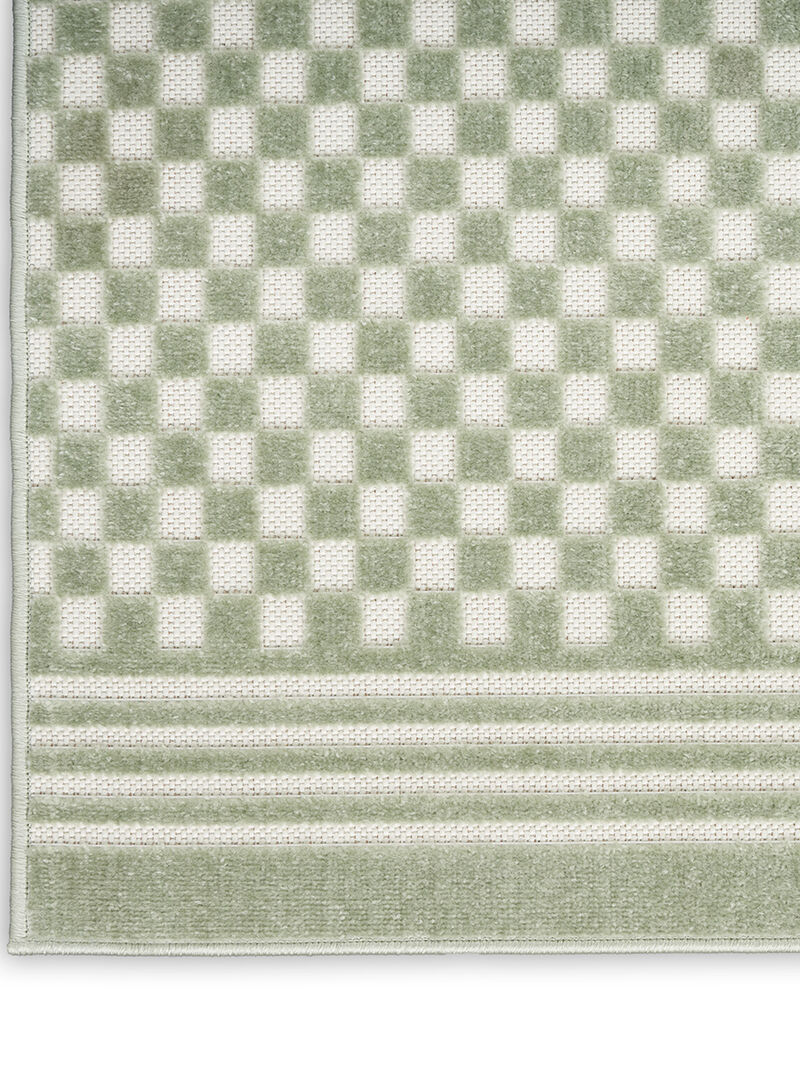 Care Free CAF02 Green 3'11" x 5'11" Rug