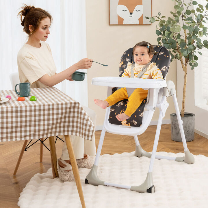 3-In-1 Convertible Baby High Chair for Baby and Toddler