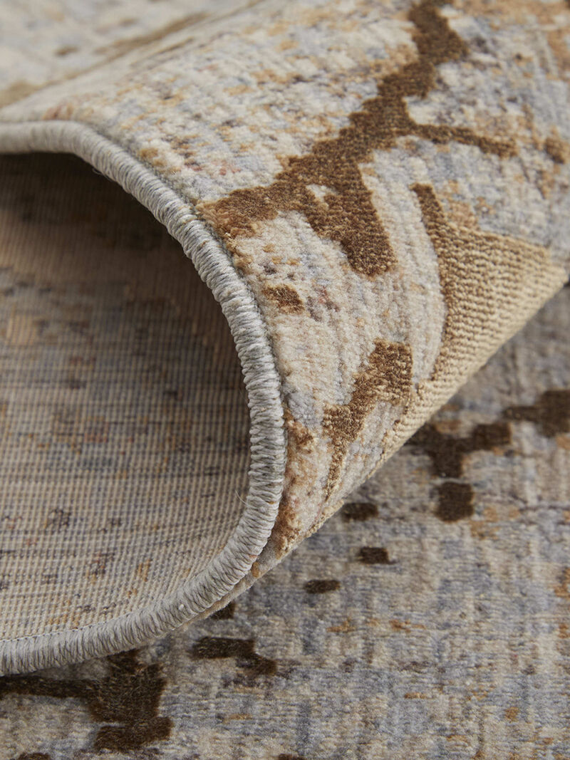 Pryor 39NEF 7'10" x 10' Brown/Taupe/Tan Rug