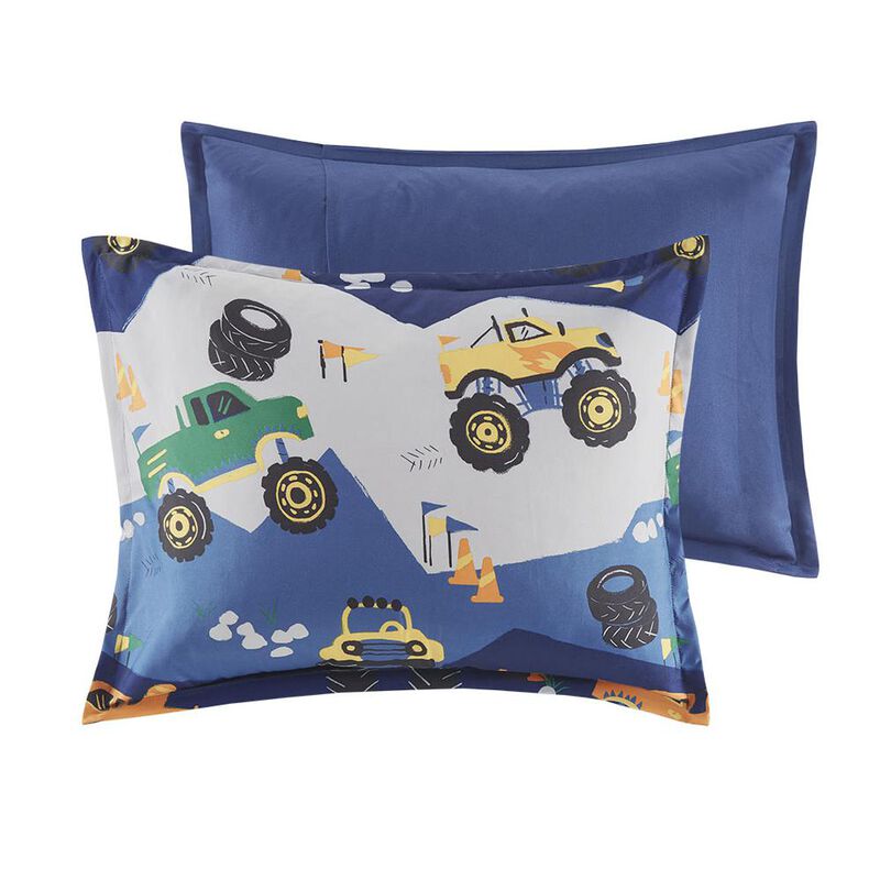 Belen Kox Nash Monster Truck Comforter Set, Belen Kox