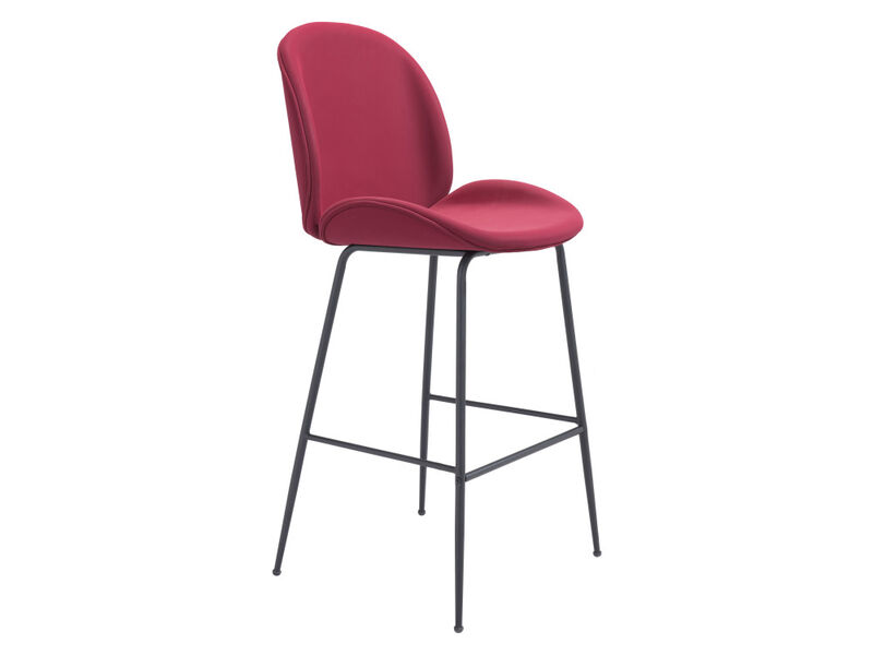 Miles Barstool Red