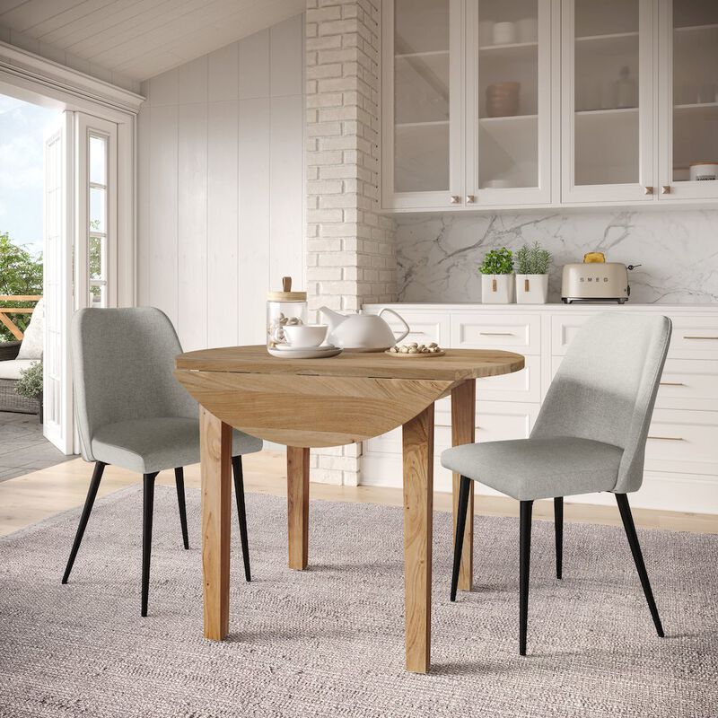Jofran Macey Contemporary Modern Upholstered Dining Chair (Set of 2)