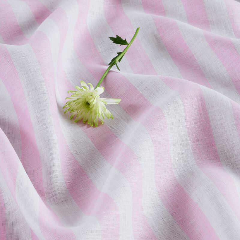 Solino Home 100% Pure Linen Tablecloth | Sorento Stripe