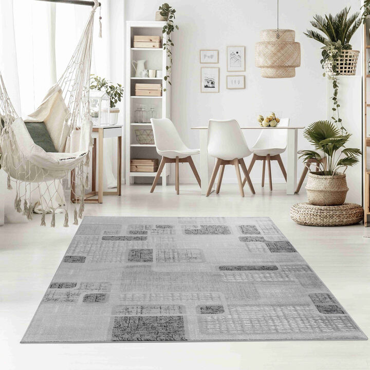Sakarya Geometric Modern Abstract Indoor Area Rug