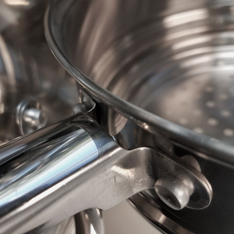 Gibson Home Abruzzo Stainless Steel 12 Piece Cookware Set