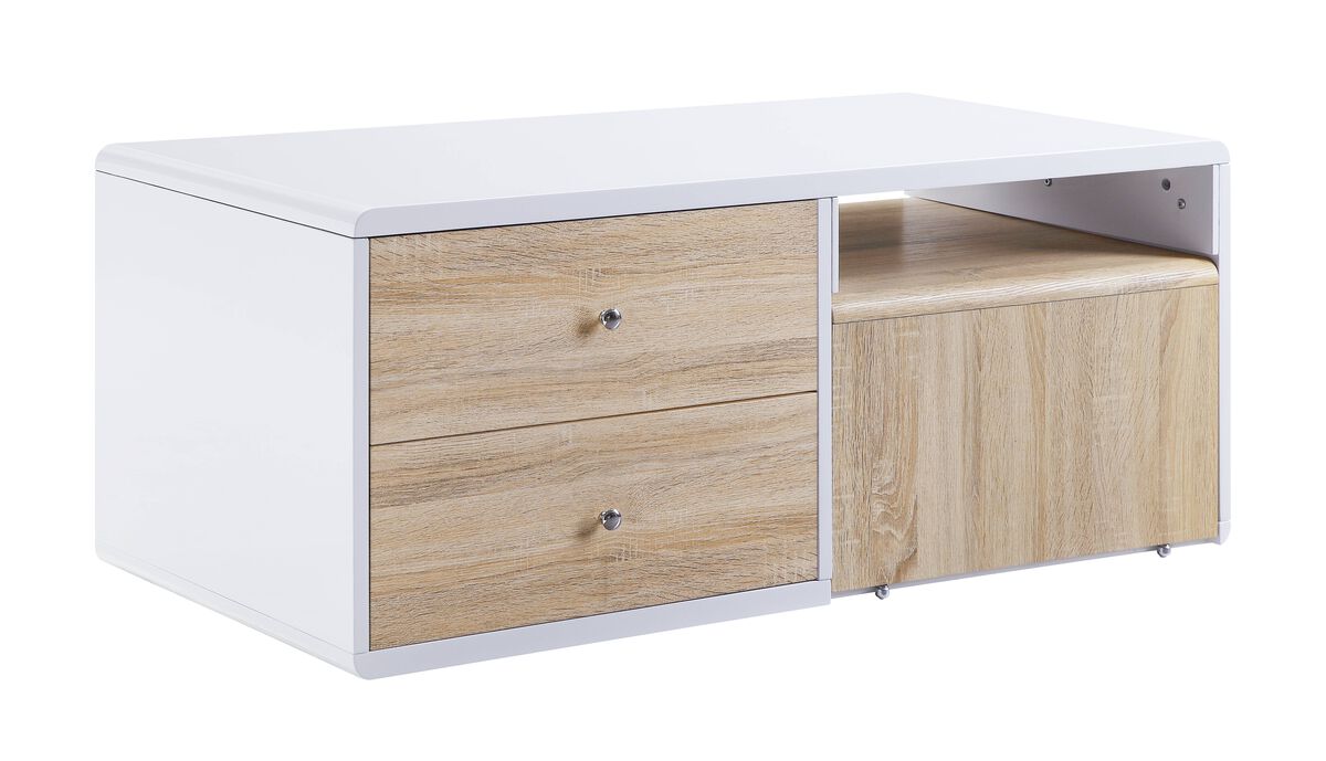 ACME Verux Coffee Table, White High Gloss