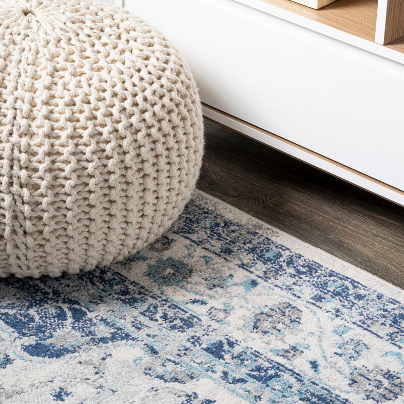Indhira Ornate Medallion Persian Area Rug