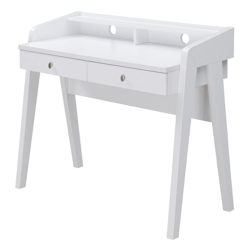 Convenience Concepts Newport Deluxe 2 Drawer Desk