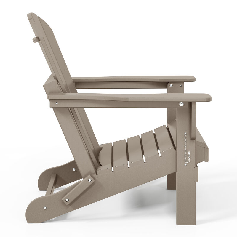 WestinTrends Westintrends 4-Piece set outdoor folding Poly Adirondack chair