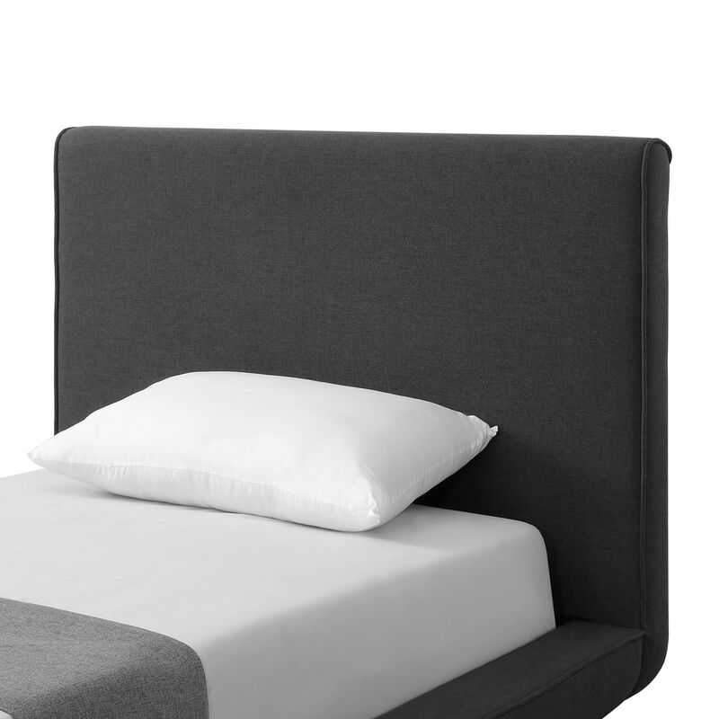 Loft Lyfe Eliezer Linen Upholstered Platform Bed