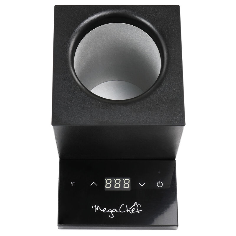 MegaChef Electric Wine Chiller with Digital Display in Black